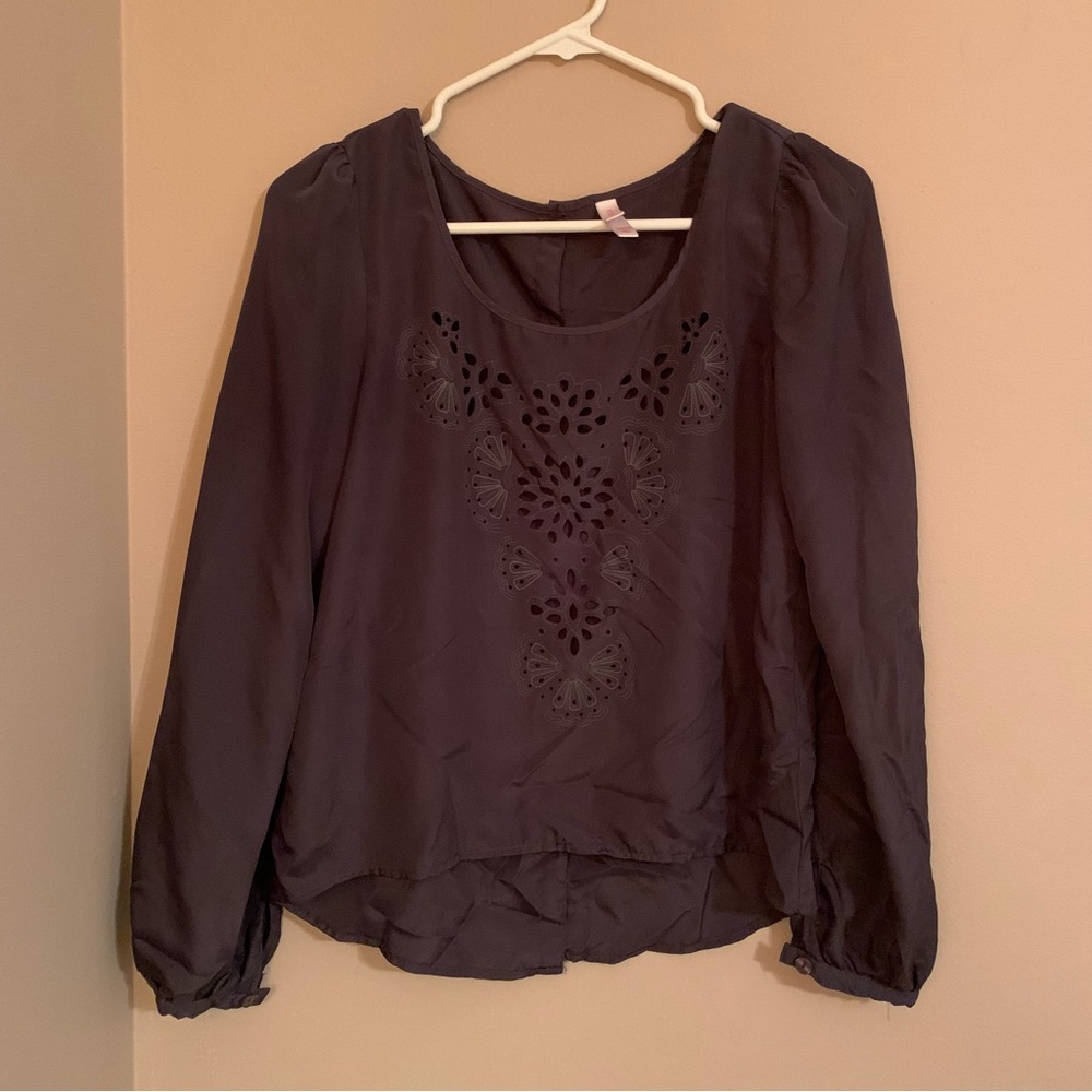 Target xhilaration Long sleeve Blouse